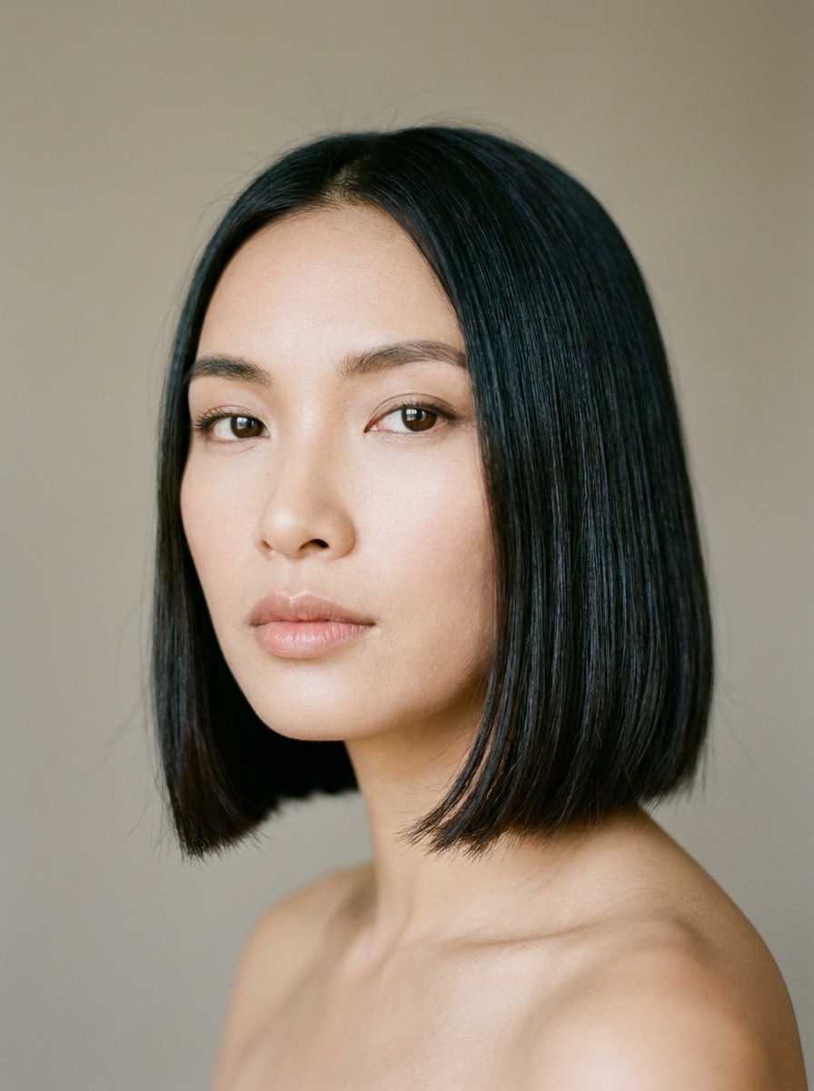 Jawline Bob als Kurzhaarfrisuren Inspiration 2026